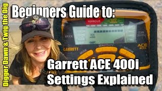 Beginners Guide to - Garrett ACE 400i settings. Frequency, Discrimination & Sensitivity