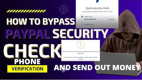 How To Bypass PayPal Security Check at Checkout | How To Bypass PayPal Security Phone Verification