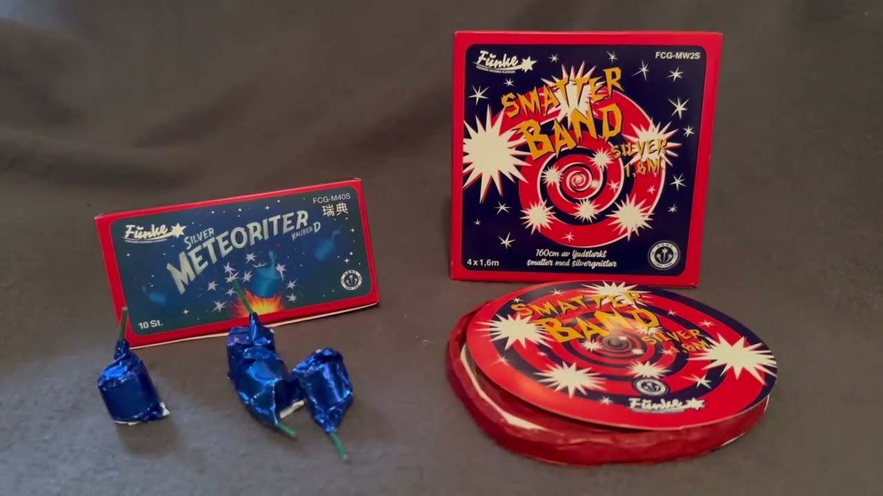 SILVERMETEORITER & SMATTERBAND - Funke Sweden
