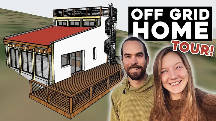 3D TOUR of our HOME | Concrete Self Built Home OFF GRID