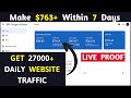 How to get 27000 website traffic everyday without SEO