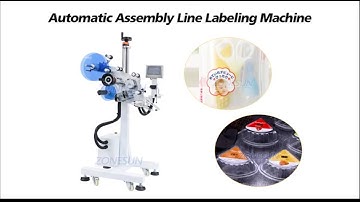 ZONESUN 851 Automatic Assembly Line Labeling Machine