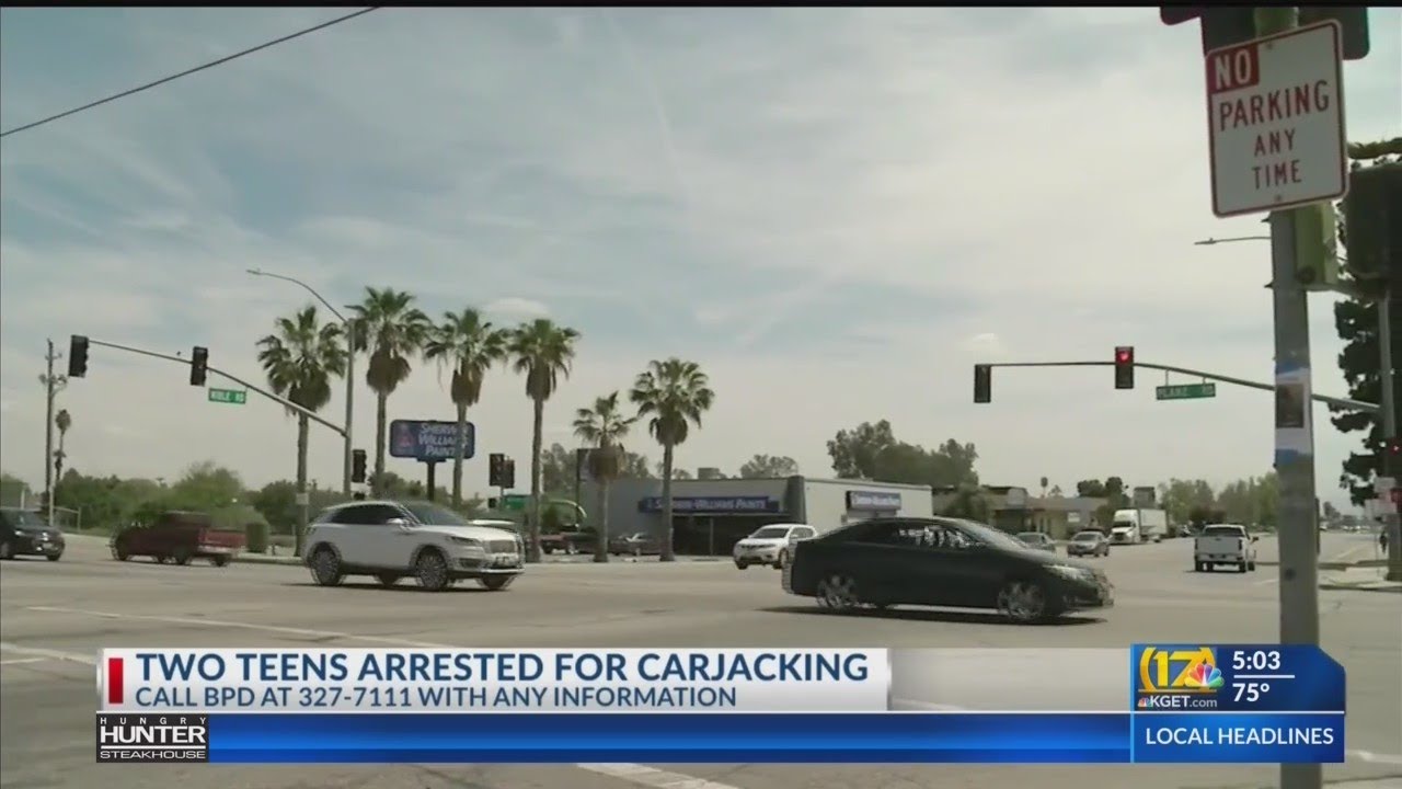2 teens arrested for alleged carjacking - YouTube