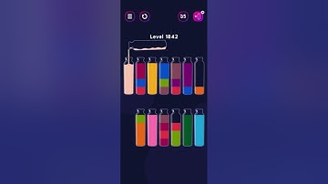Get Color Level 1842 #colorgames #watersortpuzzle #watersort