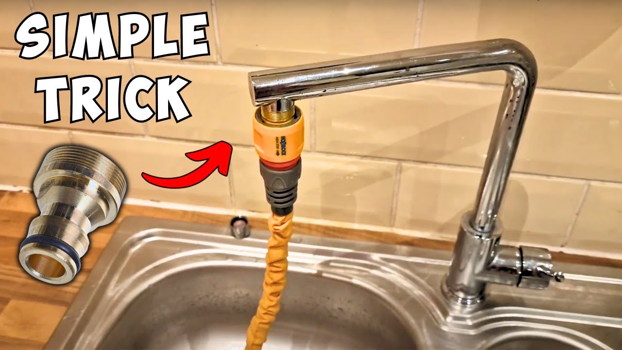 Connect hose 2024 to kitchen tap