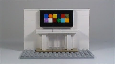 Tutorial-LEGO Modern Fireplace