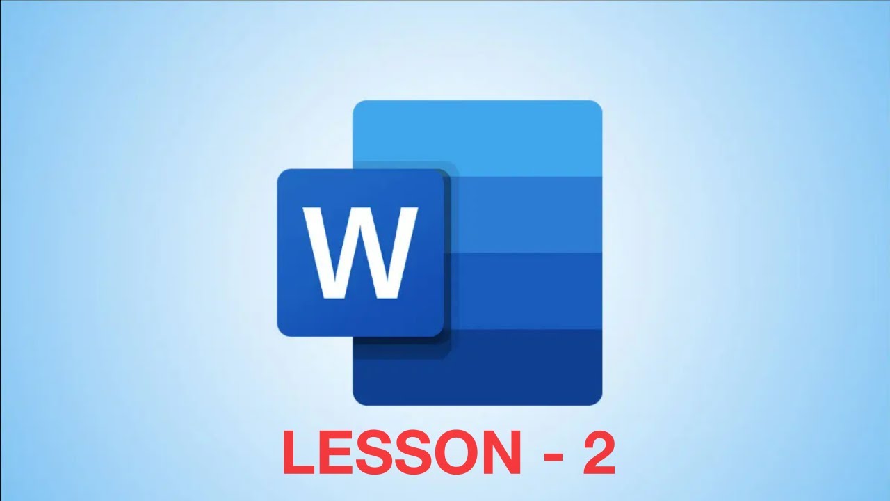 MS Word Lesson - 2 - YouTube