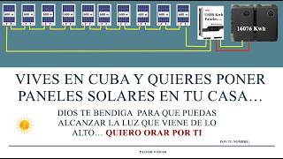 Paneles solares! Quiero poner en mi casa. como lo calculo?
