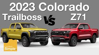 2023 Chevy Colorado Trailboss vs Z71 | Feature & Pricing Breakdown!