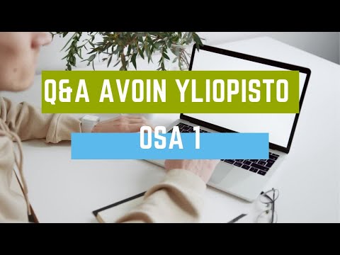 Video: Avoin Yliopisto