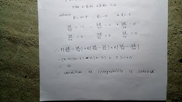 Total differential equation solution //Homogeneous equation method