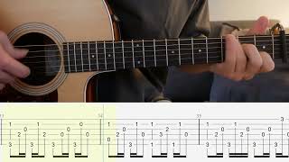 3 a.m. - Gregory Alan Isakov - Guitar Tutorial + TABS on screen