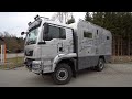 LKW 4x4 Allrad Wohnmobil 4x4 Bimobil MAN TGM 13.290 Roomtour. 370.000 € - geniale Offroad Qualität.