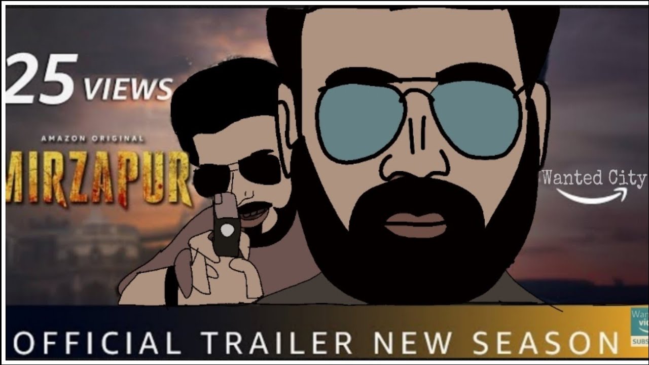 Mirzapur S2 official Trailer | Pankaj Tripathi | Ali Fazal | in 2d Animation