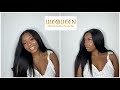 ITS THE TEXTURE FOR ME! || Kinky Straight Wig Install Ft: WeQueen Hair