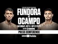 Sebastian Fundora vs. Carlos Ocampo FINAL PRESS CONFERENCE | #FundoraOcampo