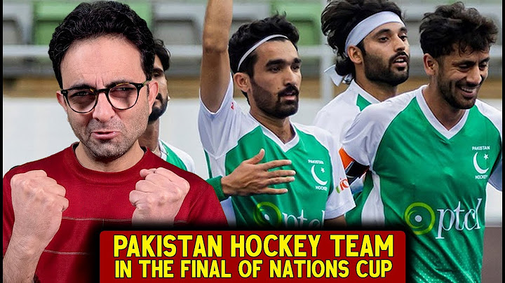 Pakistan are in the final of Nations Cup | They will face New Zealand or Korea in the Final 🇵🇰🏑