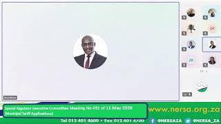 Special Regulator Executive Committee Meeting No 431 of 11 May 2026 (Municipal Tariff Applications)