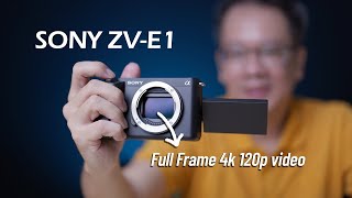 Sony ZV-E1 Review Kamera Creator | Cinematic Video Auto keren dengan AI