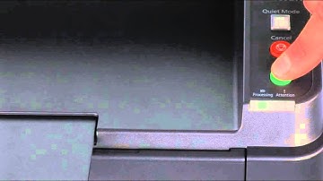 Printing a status page on the FS-1061DN and FS-1041