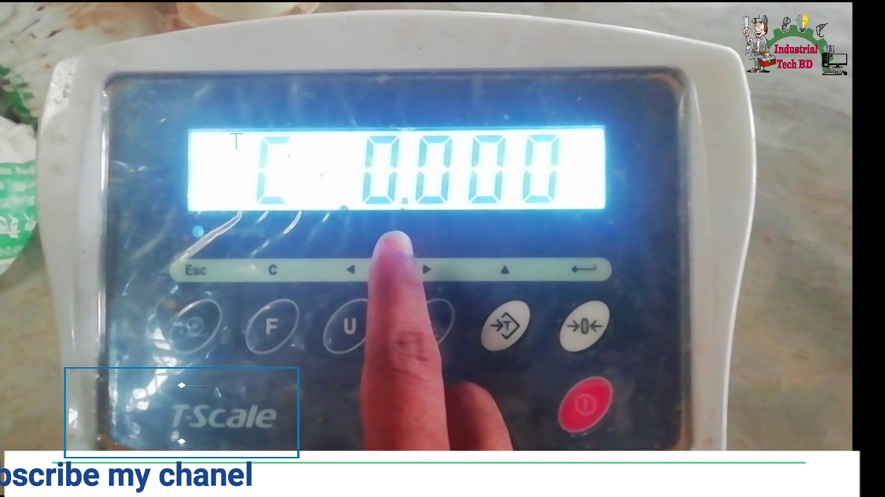 How to Calibration T-Scale | T-scale Setting - YouTube
