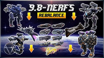 [WR] 🔥 9.8 Massive Rebalance (NERFS) – Gameplay | War Robots