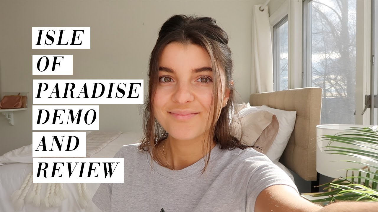 ISLE OF PARADISE: How to apply tanning drops/product review 