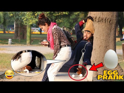 Funny EGG Prank on Girl's | BY AJAHSAN