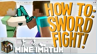 Basics: How To Make A Skywars Fight Animation! | Mine-imator Tutorial
