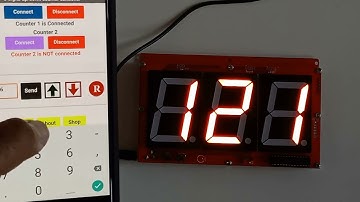 How to use Arduino based Scoreduino SCORE3 app to operate 3 digits up and down counter