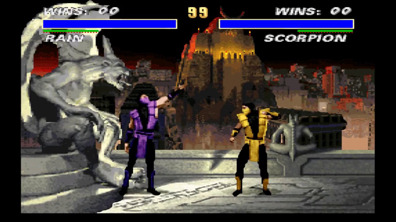 ultimate mortal kombat 3 rain