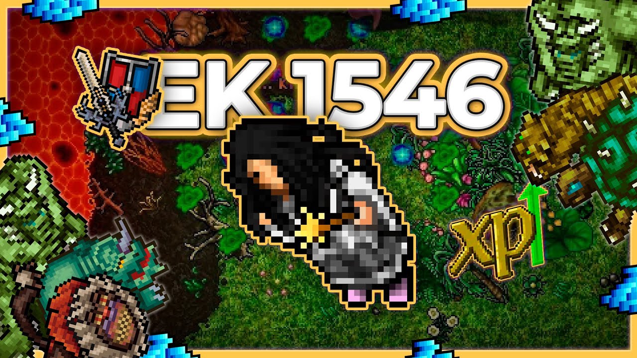 EK 1546 Hunt x4 Sparkling Pools (Hz 11) 14.4kk/h Raw + 6.3kk Profit - Tibia Hunt [14.10] 
