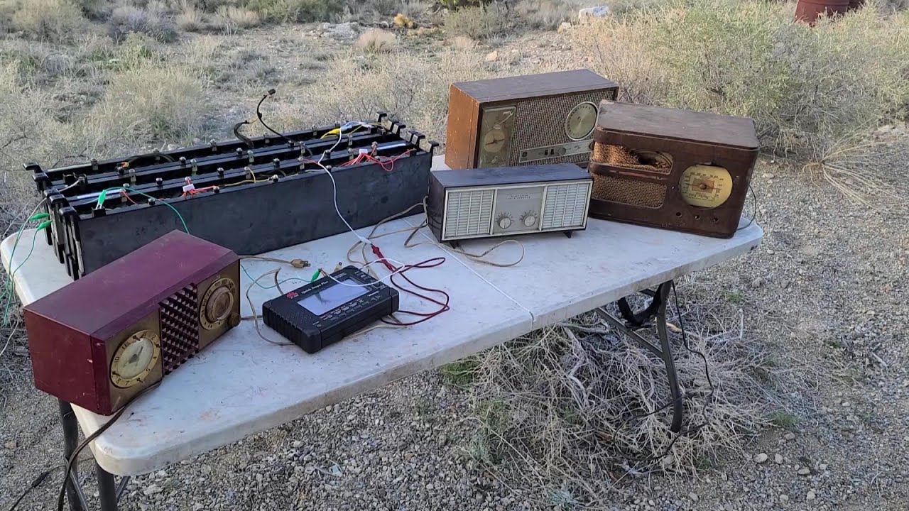 Powering AA5 Tube Radios On Batteries Testing Radios In The Backcountry