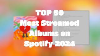 TOP 50 Most Streamed Albums on Spotify [2024]