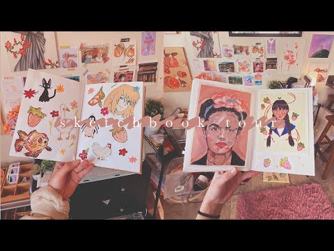 a sketchbook tour 🥀