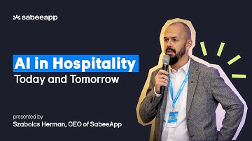 AI in Hospitality Today and Tomorrow | Research Findings Presented at 4WARD by SabeeApp