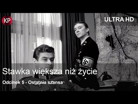 Stawka Większa Niż Życie (1968) | 4K | Odcinek 5 | Kultowy Polski Serial | Hans Kloss | Za Darmo
