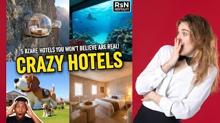 The 5 STRANGE Hotel Rooms in the World (From Ice to Underwater)