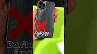 How to clean peanut 🥜 butter from your phone! 😳