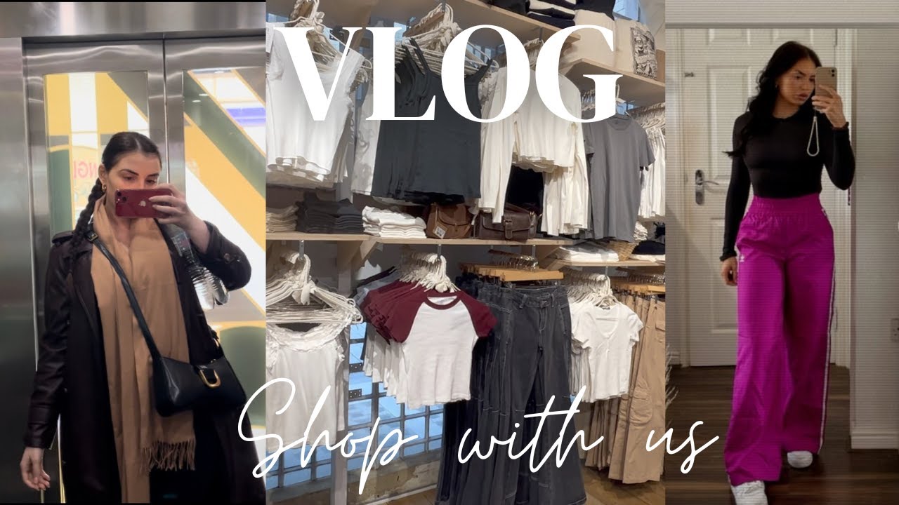 COME SHOP WITH US IN LONDON | VLOG | H&M HOME, BRANDY MELVILLE, MARKS ...