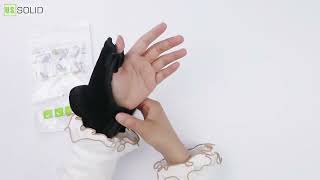 How to Wear a U.S. Solid Thumb Spica Splint.