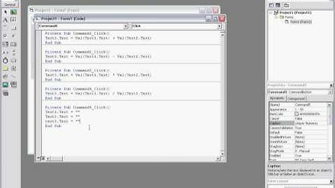 Como crear una calculadora en Visual Basic 6.0