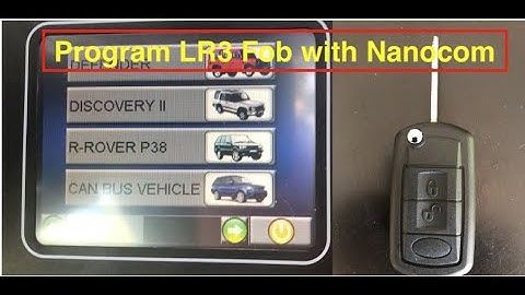 Programing Discovery 3/LR3 Key /Fob