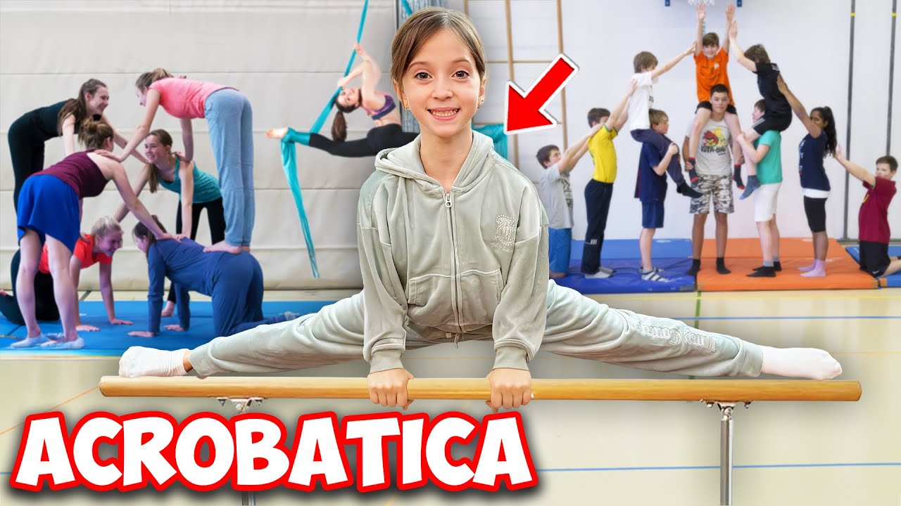 VLOGVI! FIGLIACHIARA PROVA PER LA PRIMA VOLTA LA GINNASTICA ACROBATICA!