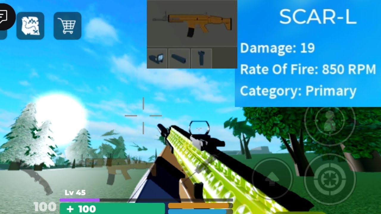 SCAR-L - Death Zone(Roblox)