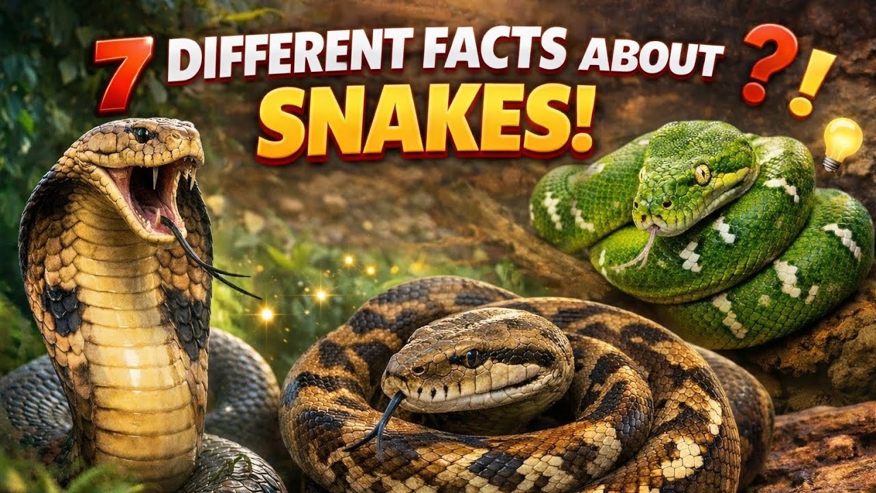 “7 Shocking Snake Facts”🐍