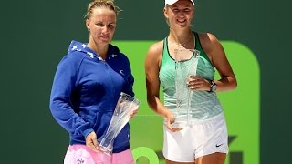 2016 Miami Open Final WTA Highlights | Victoria Azarenka vs Svetlana Kuznetsova
