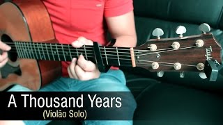🎵 A Thousand Years - Christina Perri (Violão Solo) Fingerstyle Guitar - Rafael Alves chords