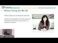 Professionals in sustainability webinar series melissayoung
