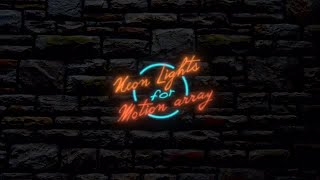 Neon Light Titles Final Cut Pro Templates